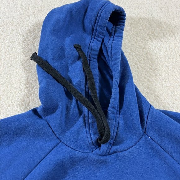 Under Armour Hoodie Rival Mens Medium Royal Blue Green Camo Logo Pullover - Picture 5 of 9